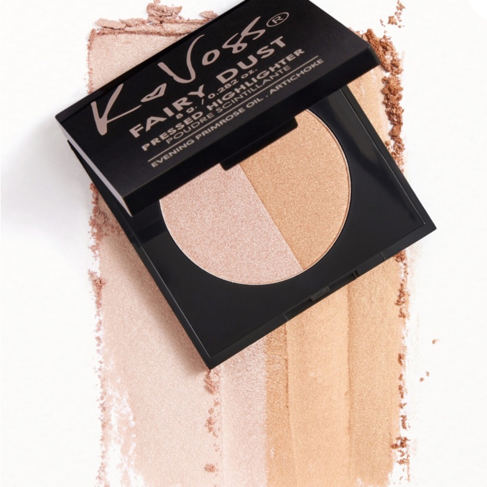 $15 K Voss Fairy Dust highlighter palette 2 colors NIB